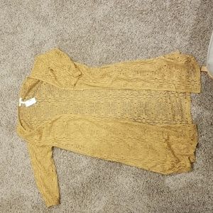 NWT Maurice's 3/4 Sleeve Duster-M